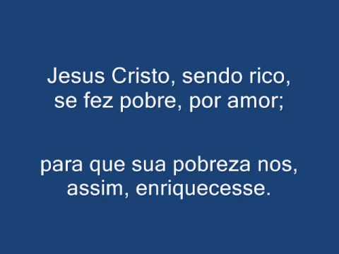 Aclamação Aleluia... Jesus Cristo, Sendo Rico - Músicas Católicas
