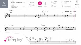 Tomplay - Interactive Sheet Music