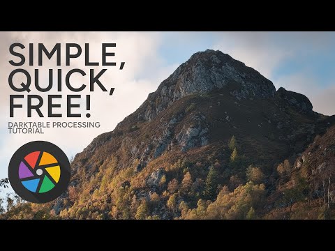 Quick, Simple, and Free Landscape Processing with Darktable