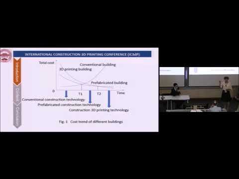 International Construction 3D Printing Conference (iC3dP) - Asso Prof. Hongxiong Yang