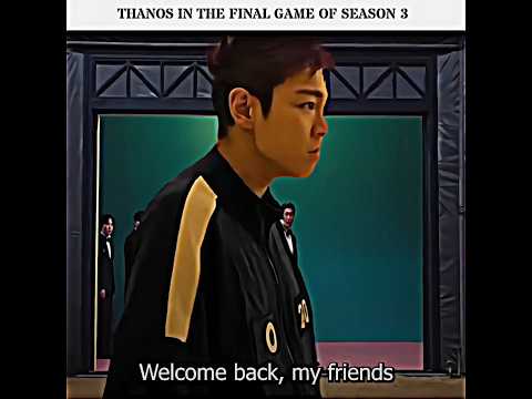 What if Thanos was in the final game of season 3 ☠️🔥 || SIGILO (UltraSlowed) || #squidgame #season3