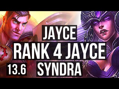 JAYCE vs SYNDRA (MID) | 2/0/9, Rank 4 Jayce, 67% winrate, Rank 15 | KR Challenger | 13.6