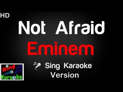 🎤 Eminem - Not Afraid (Karaoke Version) - King Of Karaoke