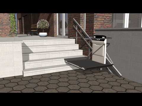 Plattformlift X3 für gerade Treppen - GARAVENTA Lift