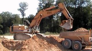 preview picture of video 'LGV Est - Liebherr R964 Roland & Volvo BM A35C, Rambluzin-et-Benoite-Vaux, France, 15.07.2003.'