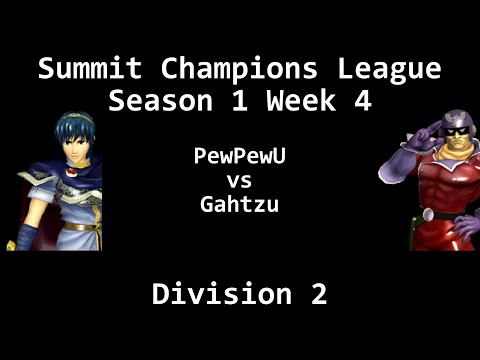 SCL1.4 - PewPewU (Marth) vs Gahtzu (Captain Falcon) - Division 2
