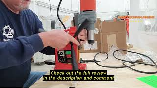 Review VEVOR Mag Drill Press, 1400W 2" Boring Diameter, 2922lbf Power Magnetic Drill with 810 PRM/10