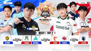🔴 LIVE | MPL PH S17 | ENGLISH - Week 1 Day 2 