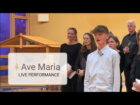 Freddie Simpson (13) sings Ave Maria (Michal Lorenc) Live Performance