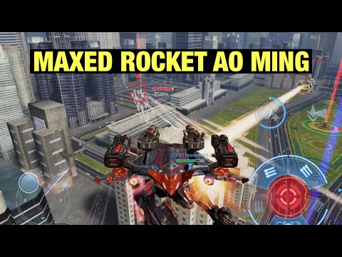 Maxed Rocket Ao Ming Is a Beast! | War Robots Champion League Gameplay