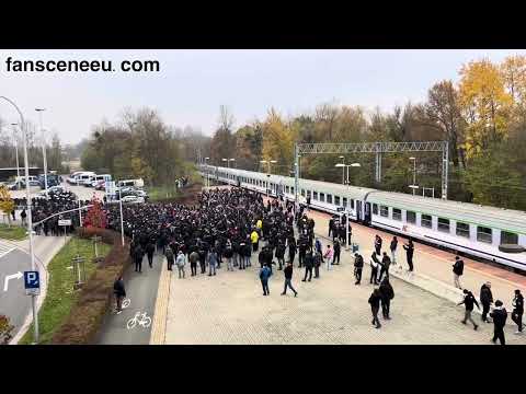 Przyjazd kibiców Polonii Bytom do Wrocławia (09.11.2025)