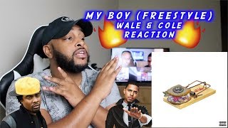 MY BOY (FREESTYLE) x WALE ft J COLE | THEY BOTH SNAPPED | REACTION