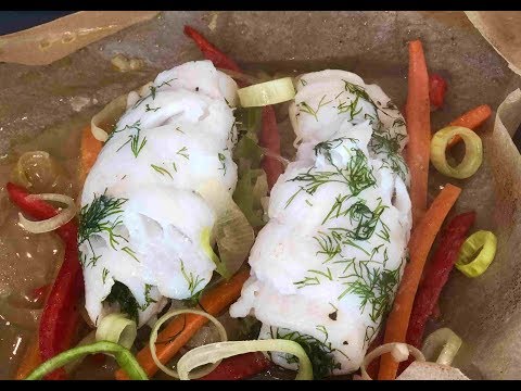 Sole Fish Baked in Parchment Paper | Fish in Papillote