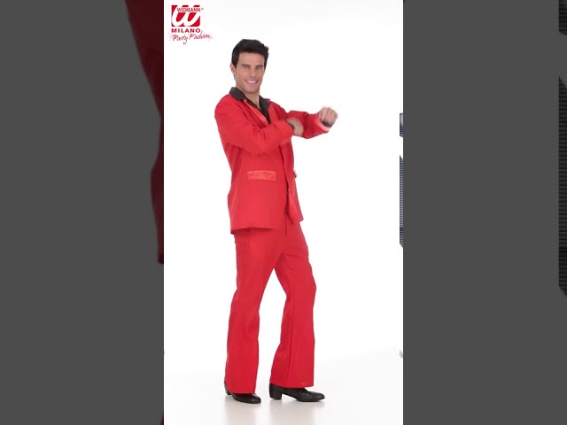 Vídeo relacionado con Morph Disfraz Traje Blanco 70s Hombre, Atuendo Retro Disco para Fiestas y Eventos Temáticos, XL