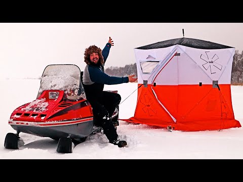 PILKKITELTASTA PILKKIKOPPI! - VEDETÄÄN PILKKITELTTAA LYNXILLÄ - SOPULILLE PILKKIKOPPI EXTRA