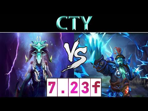 CTY [Leshrac] vs [Storm Spirit] ► CN Ranked ► Dota 2 7.23f