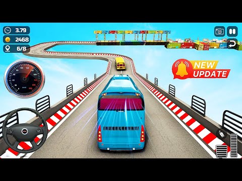 Mega Ramp Bus Stunts - Bus Simulator  Driver Game - Android GamePlay