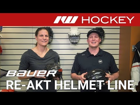 Bauer RE-AKT Helmet Line Insight with the RE-AKT 150