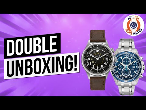 Double Unboxing! Bulova A15 + Citizen Titanium!