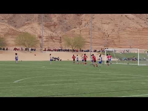 Free kick goal. Razzia