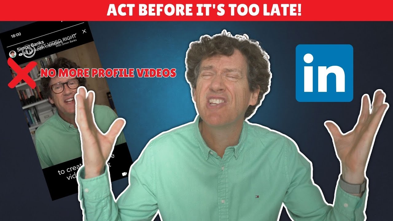 How to create and upload a LinkedIn profile video before they disappear - 2023 update