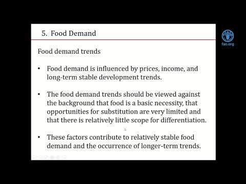 FAO training for Pacific SIDS - Food demand (2)