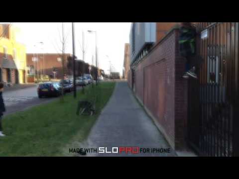 Freerunnen IJburg Big Jump Slo-Mo