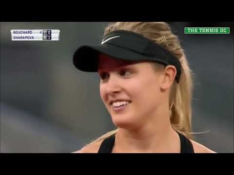 Maria Sharapova v. Eugenie Bouchard | 2017 Madrid R2 Highlights