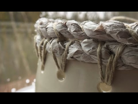 Part of a video titled Making Cordage from Paper - YouTube