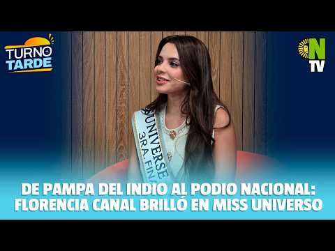 🌟 De Pampa del Indio al podio nacional: Florencia Canal brilló en Miss Universo Argentina