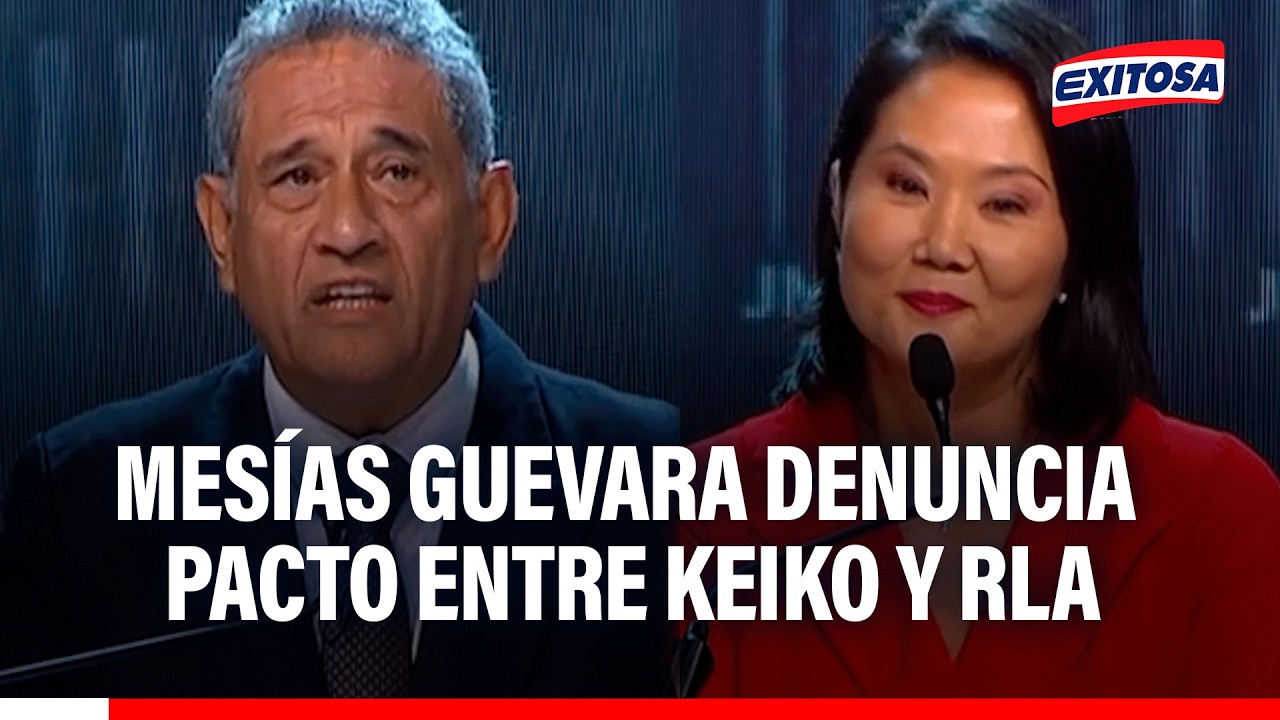 🔴🔵 Mesías Guevara denuncia un acuerdo entre Keiko Fujimori y RLA: “Han hecho un pacto”