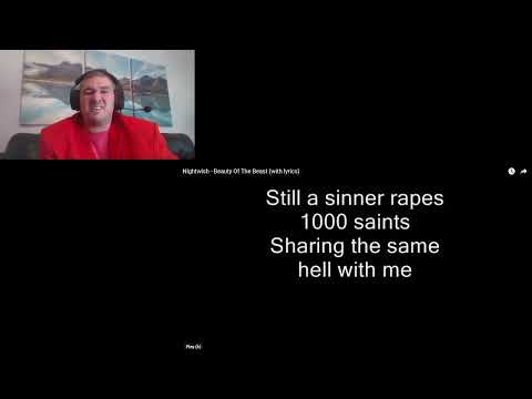 Nightwish - Beauty Of The Beast (with lyrics) REACTION BY SONG WRITER AND PRO WRESTLER