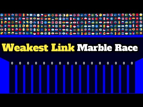 Weakest Link Marble Race - Survival Marble Race | Elimination Race | Marble Knockout | Who Will Win?