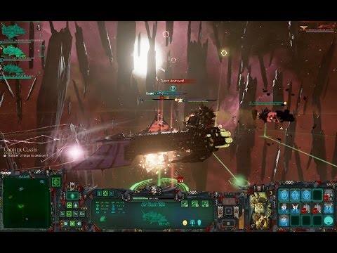 Orks vs Imperial Navy, Cruiser Clash, 300 points - Multiplayer, Battlefleet Gothic Armada