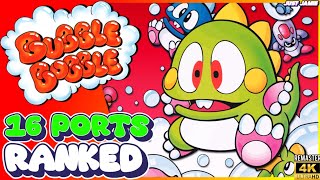 Which Version of Bubble Bobble Did I Rank No.1? (4K Remaster) #bubblebobble #taito #arcadegames