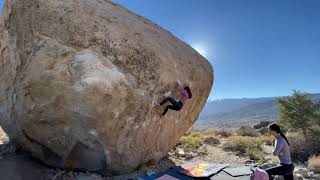 Video thumbnail of Cindy Swank, V7. Buttermilk Country