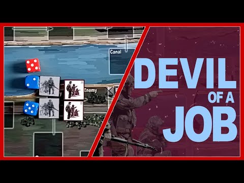 How does the Player Attacking Phase work in "Devil of a Job" - Solitaire Wargame