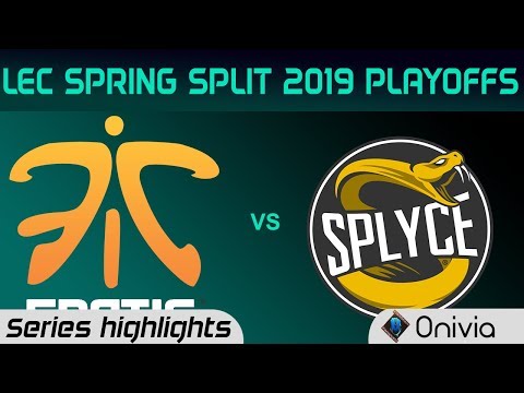 FNC vs SPY Highlights All Games LEC Spring 2019 Playoffs Fnatic vs Splyce LEC Highlights By Onivia