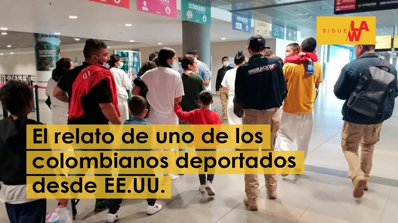 Testimonio de colombiano deportado de EE.UU.: "no pusieron grilletes"