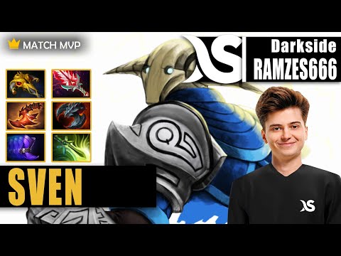 Sven Safelane | Darkside.RAMZES666 | RAMZES 19 KILLS PRO HARD CARRY SVEN | 7.32d Gameplay Highlight