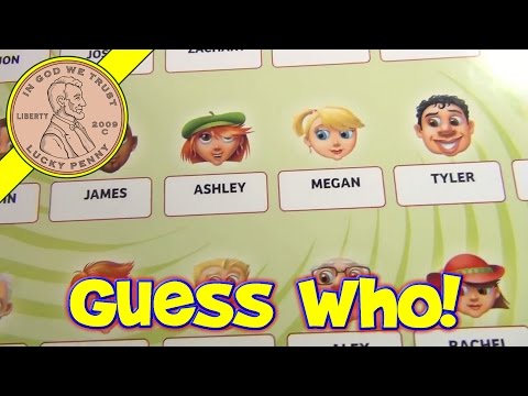How To Play The Game Guess Who? Guessing Game - People and Animals, 2009 Hasbro Toys