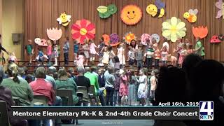 Mentone Elementary PK K Choir Concert 2nd 4th Choir Concert 4-16-19