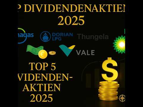 Meine 5 Top-Dividendenaktien 2025 — Cashflow Depot