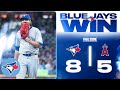 Blue Jays Tally 14 Hits Take Final Game From Angels