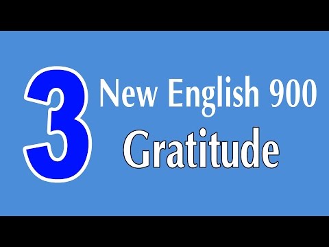 Learning English Speaking Course New English Lesson 3 Gratitude
