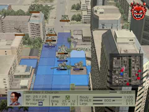 Front Mission 4 (PS2) #45 Sim D14 Downtown Caracas Map | Burst Weapons only