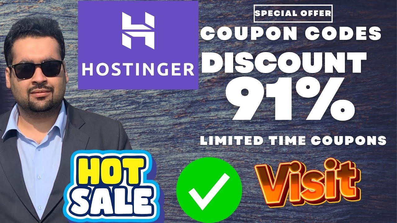 Hostinger Coupon Codes 2024! 91% Discount Code LINK Revealed