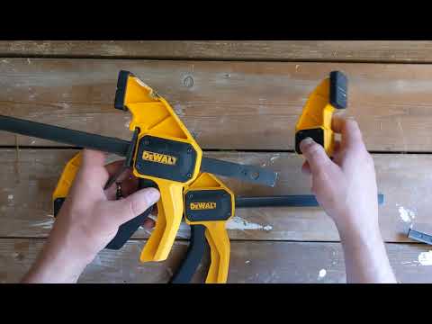 Turn two bar clamps into one big one