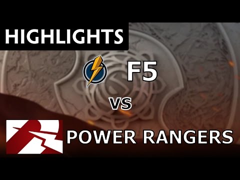 Fantastic.Five' vs Power Rangers - The International 2016 Qualifiers - Dota Highlights