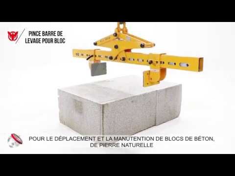 Pince Barre de Levage pour Bloc 2010-4T